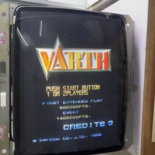 Used Capcom CPS1 Varth : Operation Thunderstorm Board Tested Working