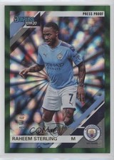 2019-20 Panini Chronicles Press Proof Green Laser 23/50 Raheem Sterling #102 i4v