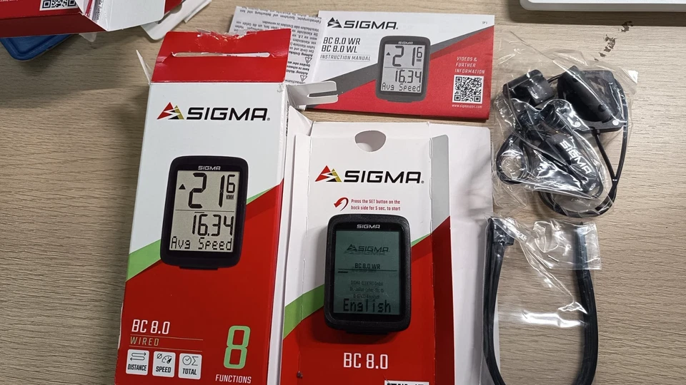 SW-0221 Sigma Sport BC 8.0 WIRED Fahrradcomputer, unisex,schwarz B-WARE - Bild 4 von 4