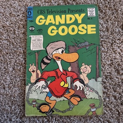 CBS Television Presents Gandy Goose #6 Pines Comics 1953