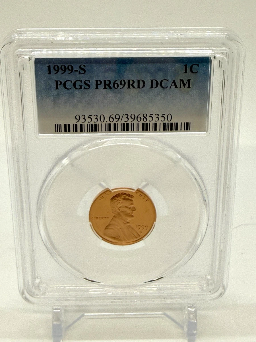 Proof PR 69 Graded 1999 Lincoln Memorial Small Cents (1959-2008