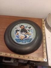 Vintage 2000 Dragonball Z light-up frisbee disc, black, takes 9v Batt NOT TESTED
