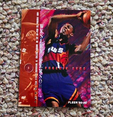 Fleer 1995-96 Wesley Person Phoenix Suns #143 Base Set Basketball Card