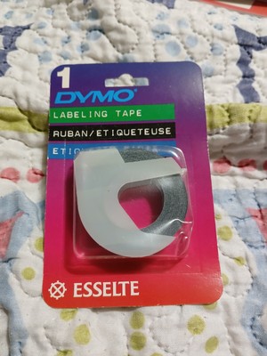 Vintage Dymo Esselte Black Labeling Tape 3/8'' X 12'