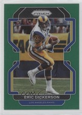 2021 Panini Prizm Green Prizm Eric Dickerson #72 HOF 0a3