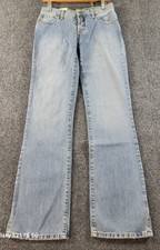 Cruel Girl Rocky Mt Kelsey Slim Boot Jeans Womens 5 Lg/29x33 Low Rise Light Wash