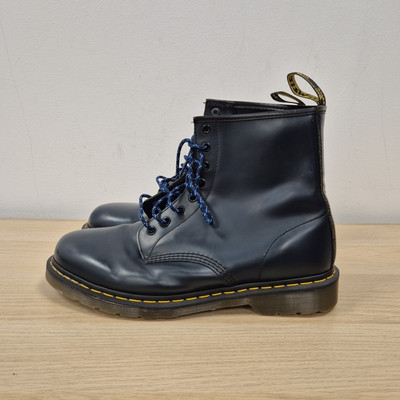 Dr Martens 1460 Men's Petrol Navy Smooth Leather Ankle Boots Size Uk 12 Eu  47 UK