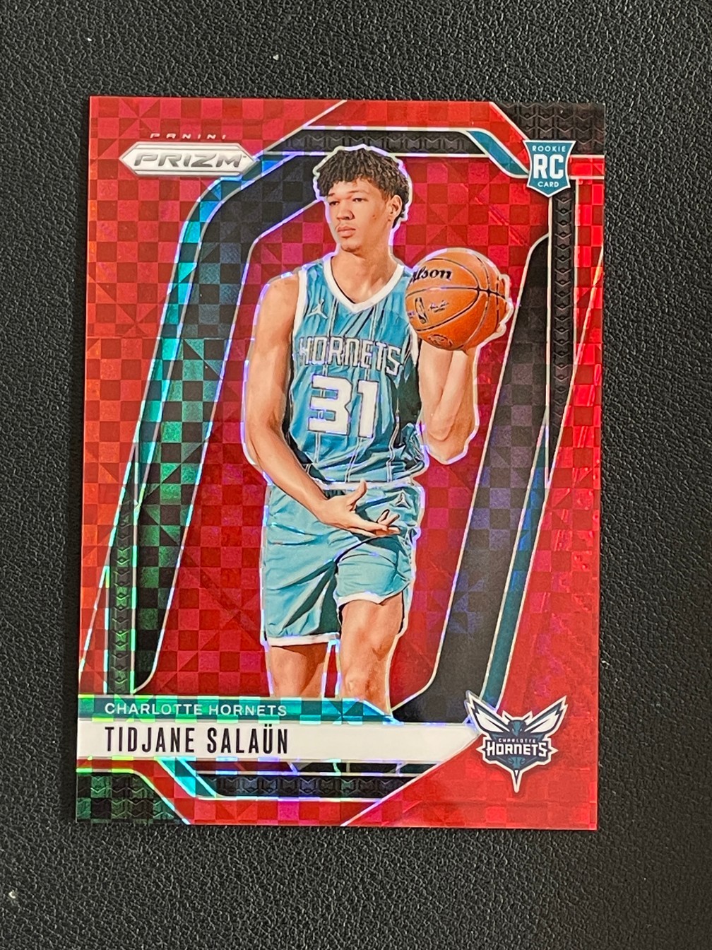 Tidjane Salaun 2024-25 Panini Prizm RC Red Power /75 #262