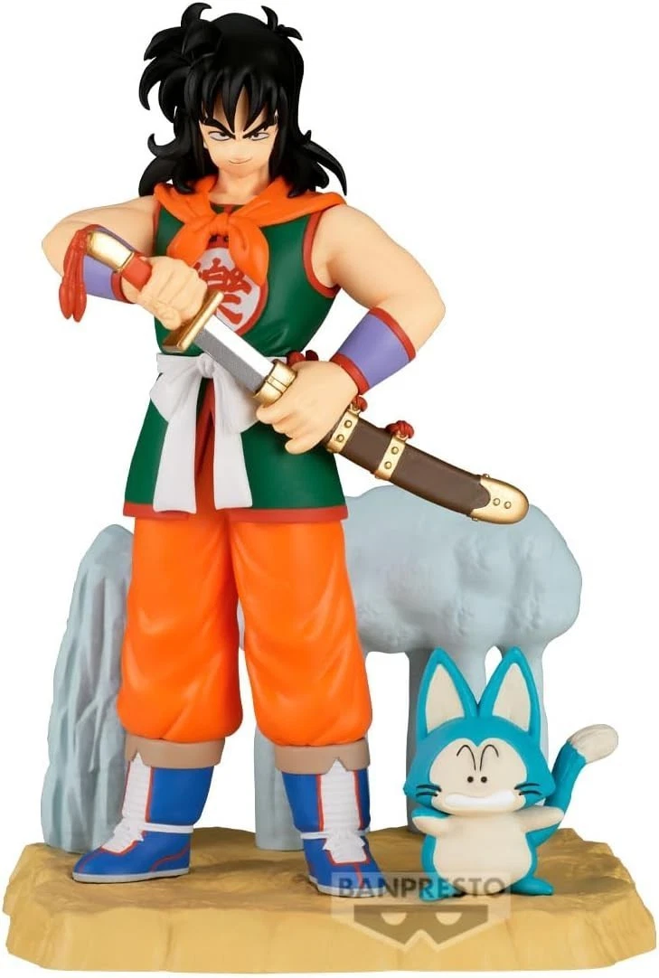 BANPRESTO Dragon Ball Figura Estatuilla YAMCHA Y PUAR 13cm History Box