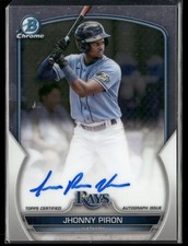 2023 Bowman Chrome Jhonny Piron #CPA-JPN Auto Rays