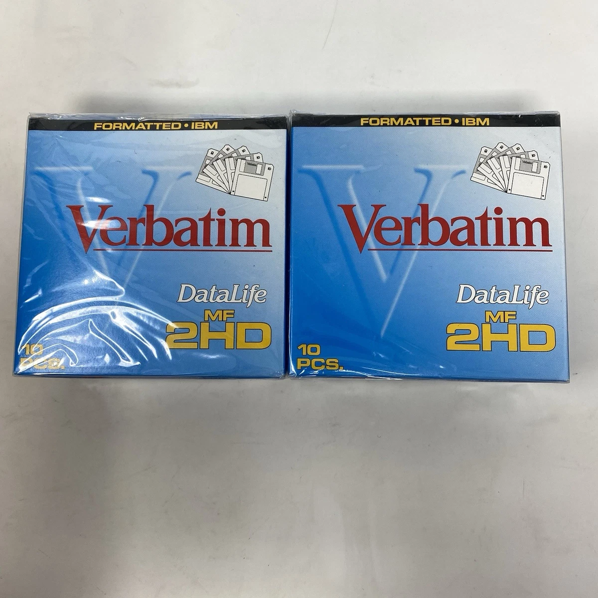 Verbatim 10 Disquettes 3,5 Haute densité Datalife MF 2HD 87410