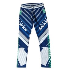 NWOT Seattle Seahawks 3D Blue & Green Leggings For Teens 014