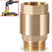 1" NPT One Way Brass Check Valve Female Pipe Thread for Well Pump SP0465X-100