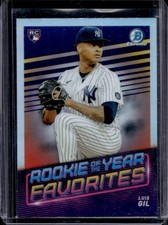 2022 Bowman Luis Gil Rookie of the Year Favorites Chrome RC #ROYF-15 Yankees