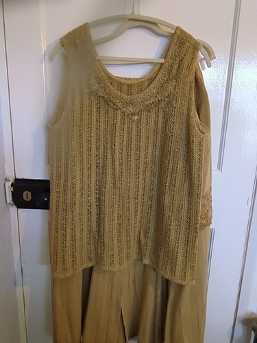 Ladies Ane Balon Mother Of The Bride 3 Piece Set Size Xl Dark Beige - Imagen 7 de 14