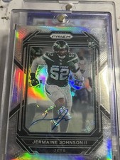 Jermaine Johnson II Prizm RC Autograph Football Card