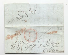 NN593-Incoming Mail-Pref. Mantova X Cesena-Franca