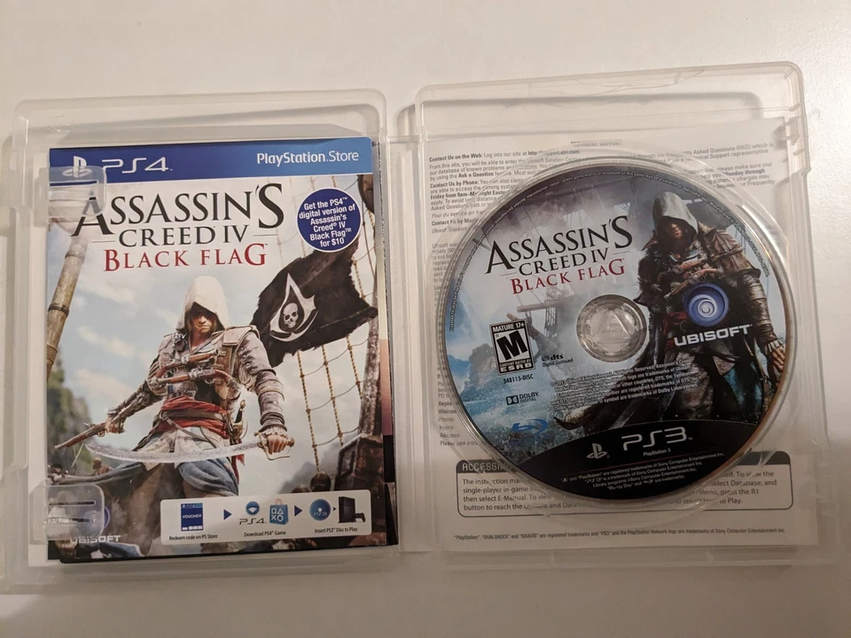 Assassin's Creed Lot of 3 CIB Playstation PS3 Games 3 4 & Rogue All Tested/Work - Image 4 of 4