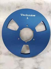 A pair Technics 10.5" metal 1/4" Empty Tape Reel For M28 RS1500 RP-10A etc