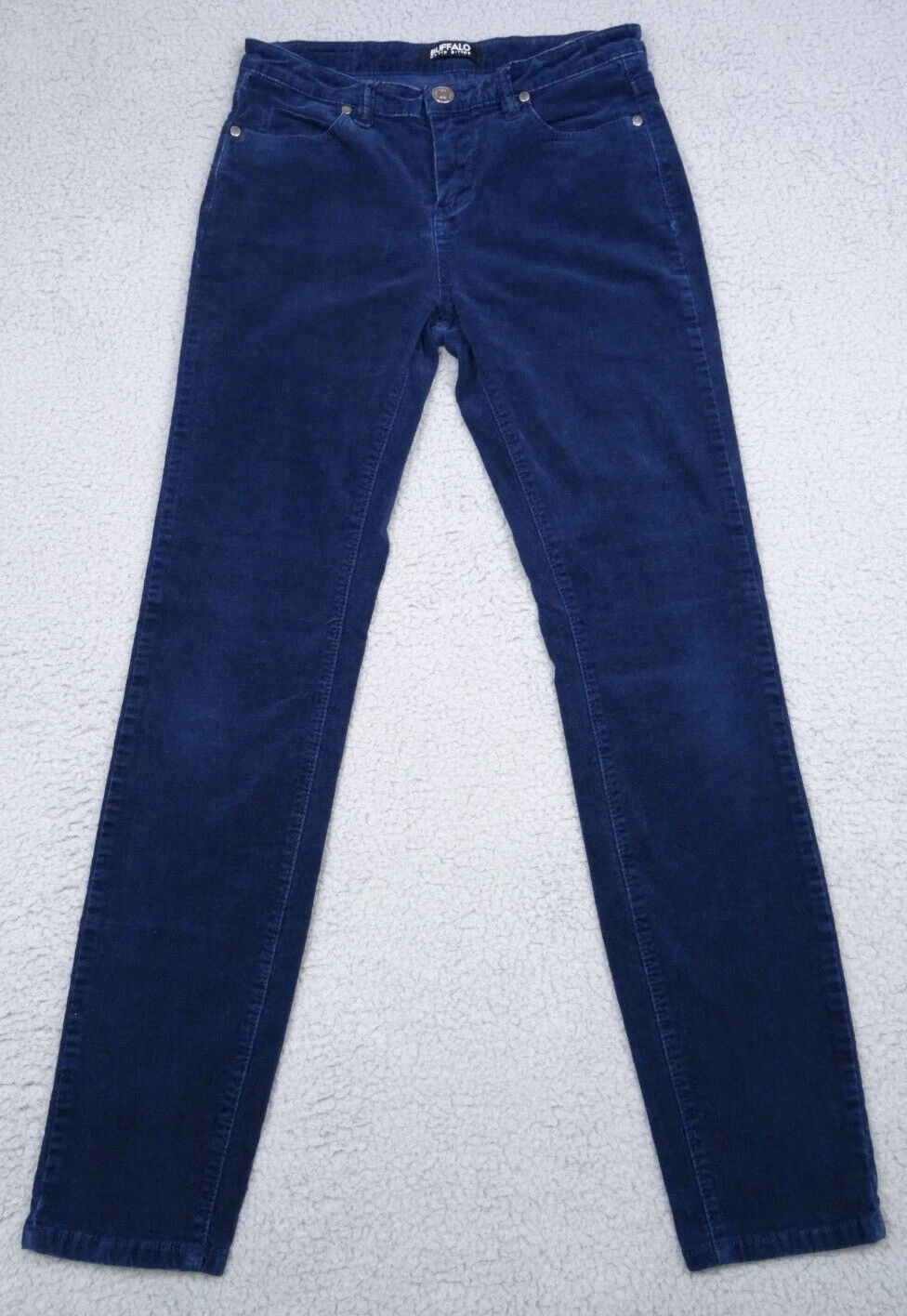 Pantalon femme David Bitton Buffalo taille 4/27 bleu suprême skinny taille moyenne stretch