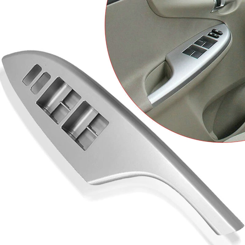 Juego de 4 puertas interruptor ventana embellecedor cubierta bisel panel para Toyota Corolla 2009-2013 Foto 4 de 4