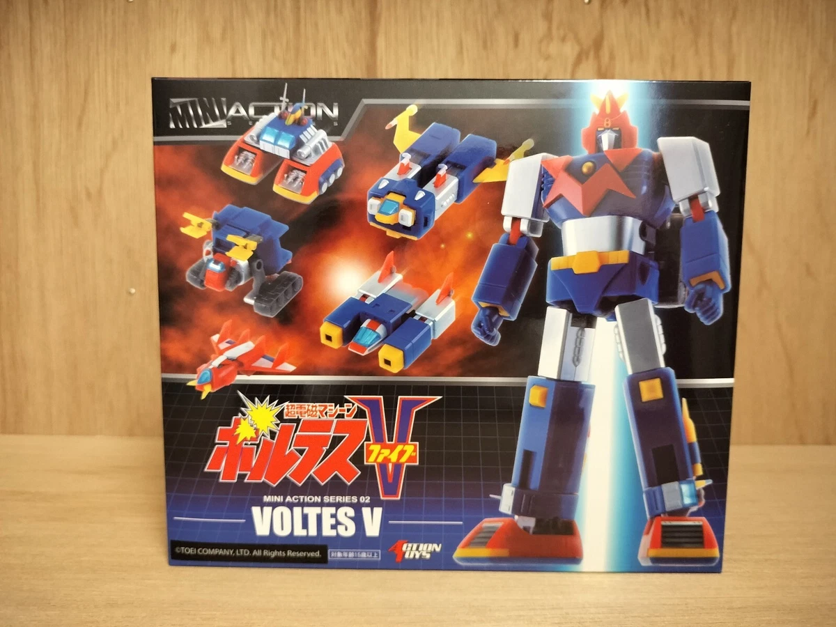 Voltes V Action Toys MINI ACTION FIGURE Separable and Combinable Robot 6 in.