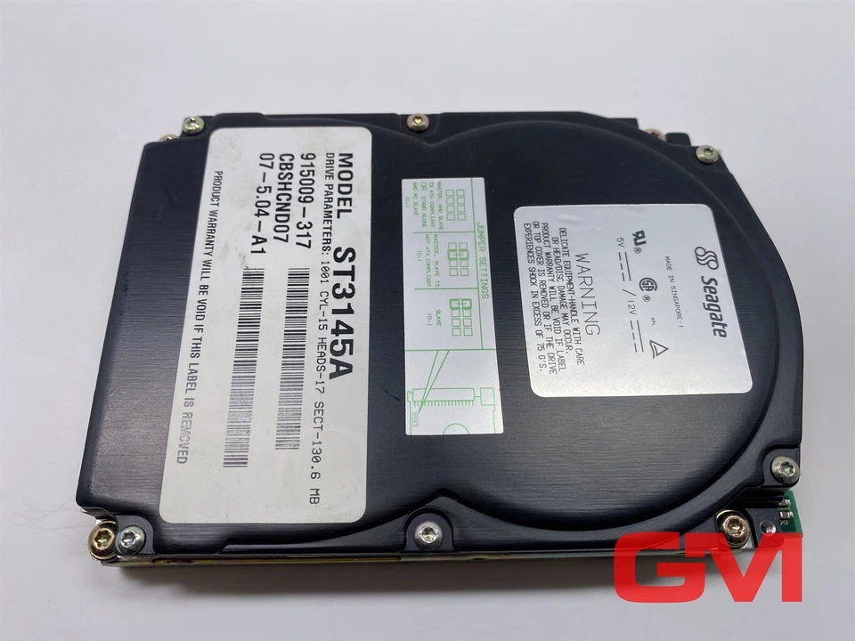 Seagate Festplatte ST3145A HDD CYL-15 HEADS-17 130MB ATA 915009-317 3,5" - Bild 4 von 4