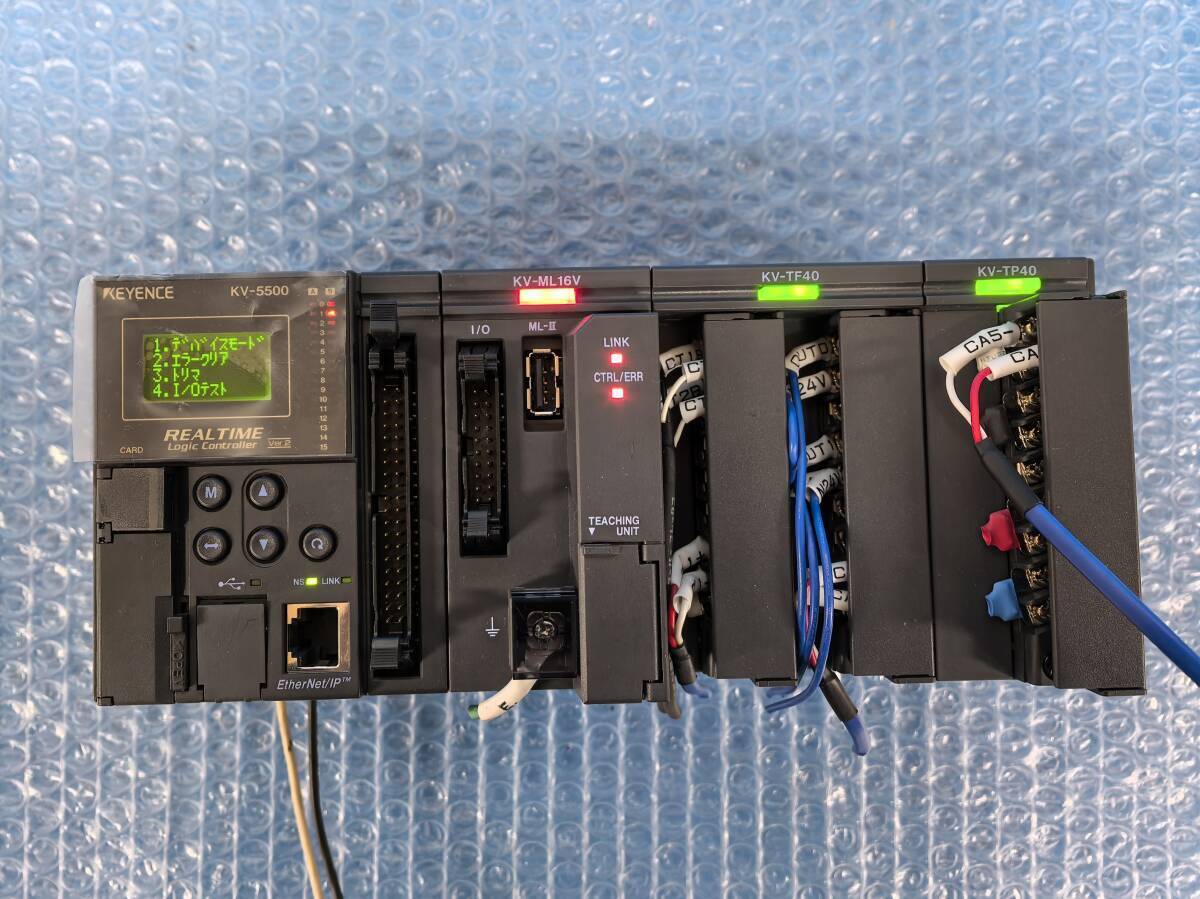 KEYENCE KV-5500 KV-ML16V KV-TF40 KV-TP40 PROGRAMMABLE KEYENCE KV-5500 KV-ML16V KV-TF40 KV-TP40 PROGRAMMABLE