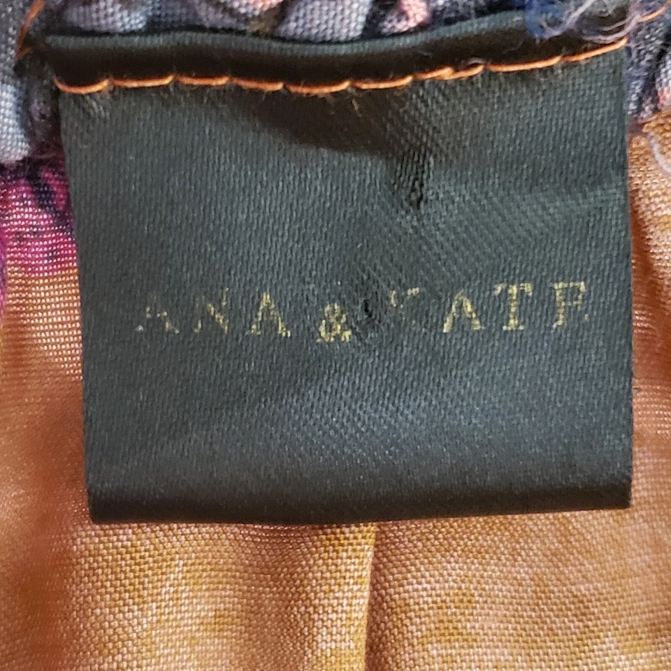 Ana & Kate Womens Artsy Patchwork Maxi Skirt Size L Pink Festival Hippie Boho - Image 4 of 4