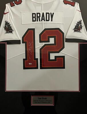Tom Brady ユニフォーム サイン入り Fanatics Tom Brady signed framed authentic jersey NFL Tampa Bay Buccaneers