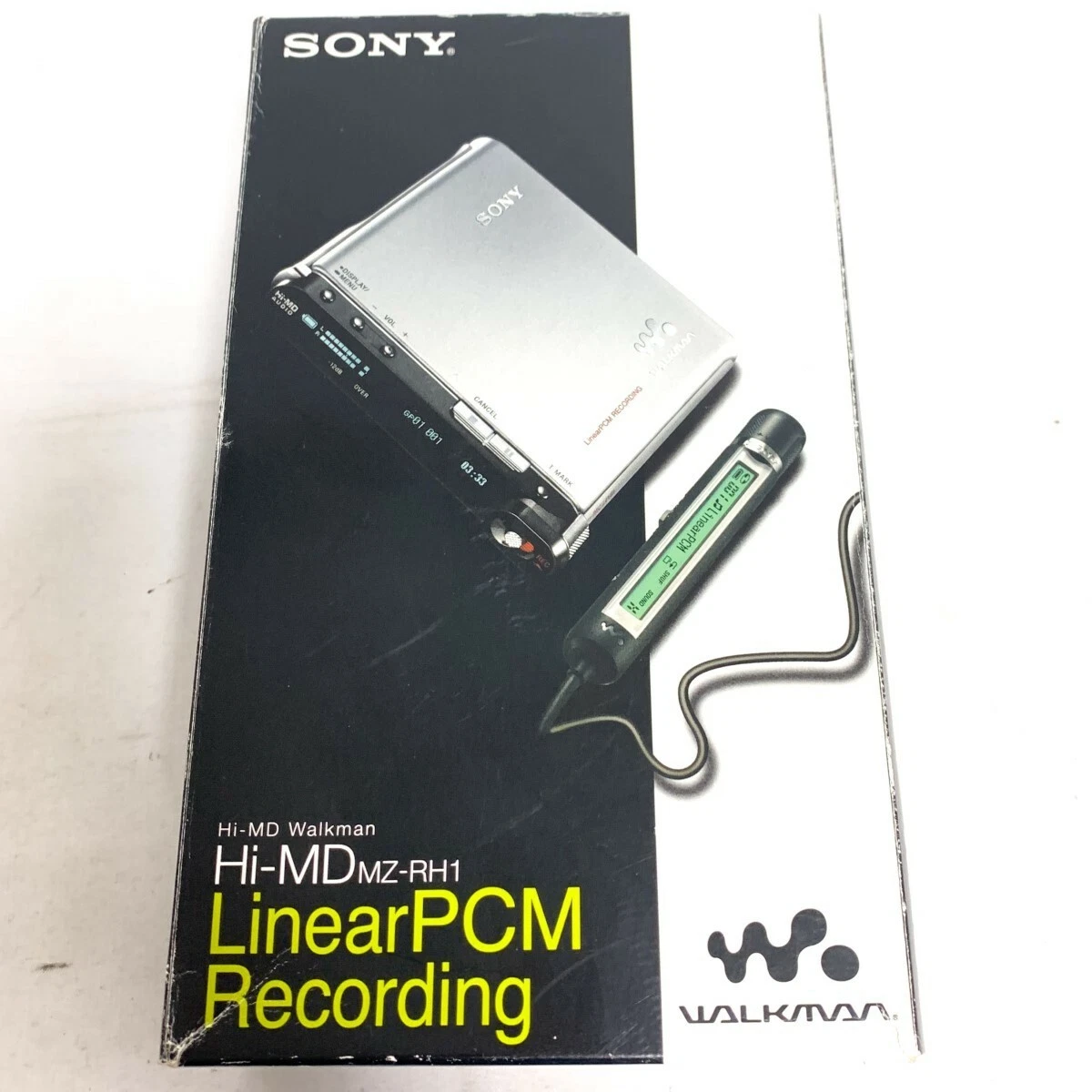 SONY Mz-Rh1 Minidisc Recorder Player Hi-MD Walkman Minidisc Mp3 Digital Box