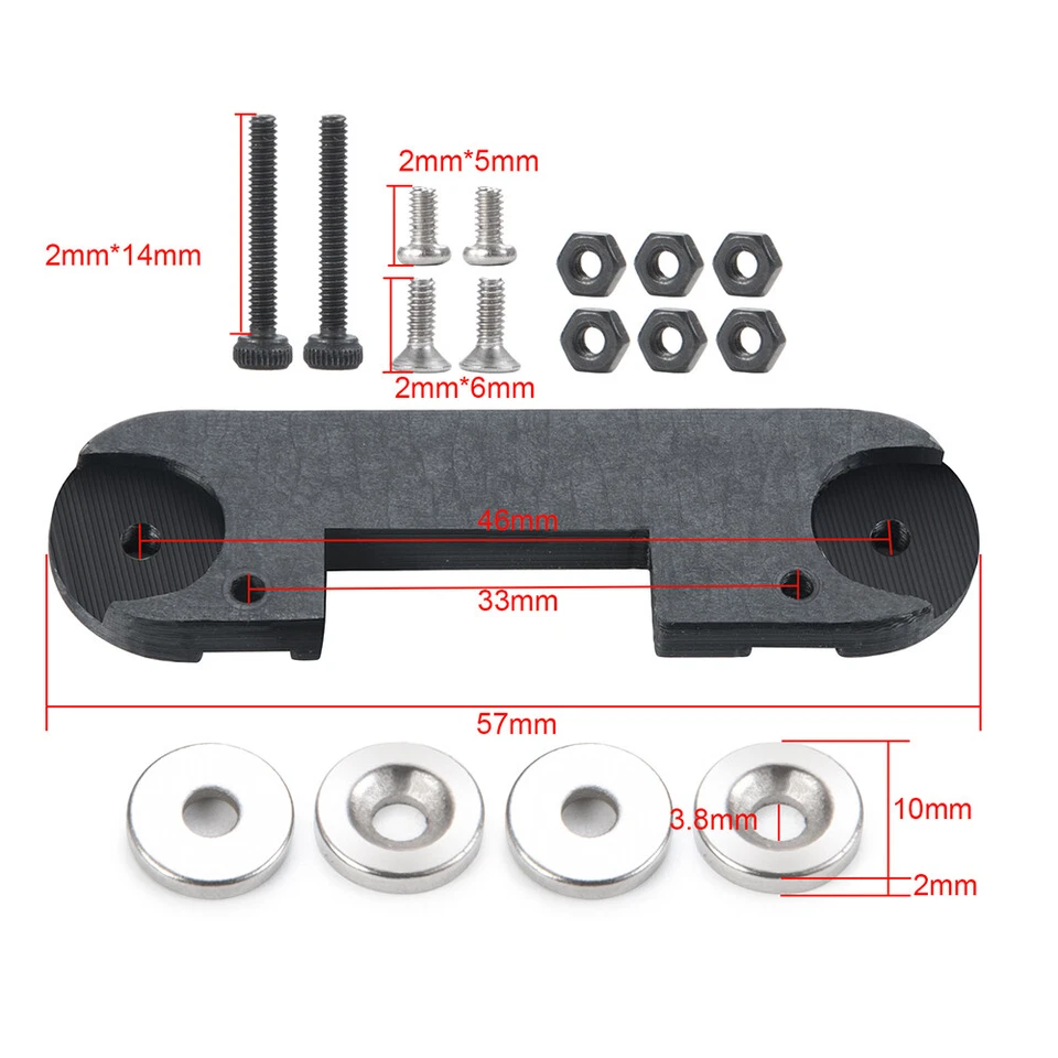 1:24 Body Shell Post Mount For Axial SCX24 90081 AXI00001 AXI00002 RC Crawler - Image 2 of 4