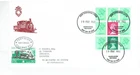 GB May 1982 Prestige Booklet pane on Festiniog Railway FDC