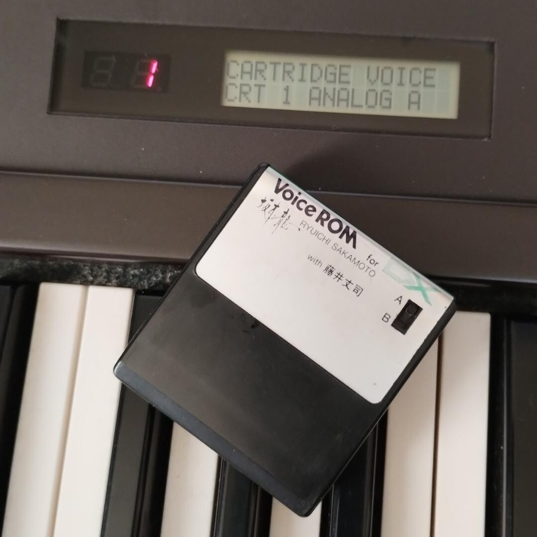 鍵盤楽器 RYUICHI SAKAMOTO Voice ROM KV-04 Yamaha DX7 KV-04 Ryuichi Sakamoto Voice ROM Cartridge