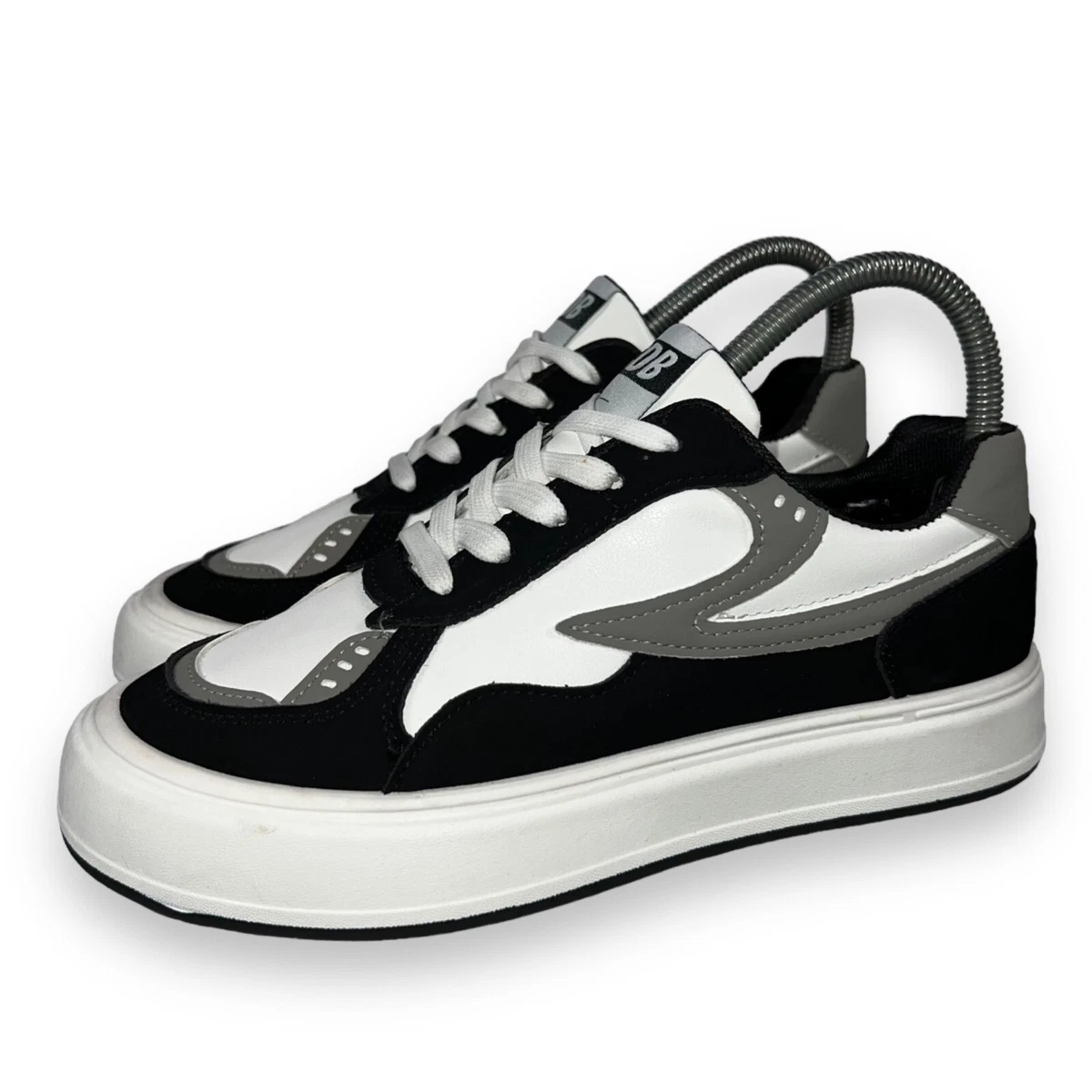 Black and best sale white platform nikes