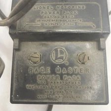 Vintage Race Master Power Pack Lionel Transfer 5304