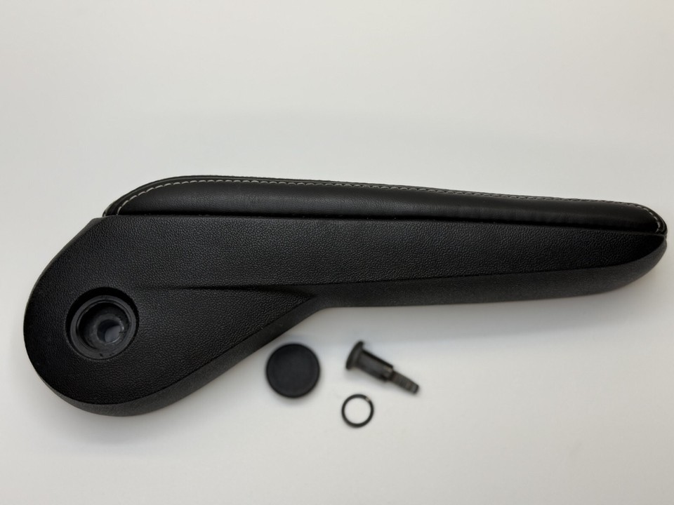 OEM 11-19 Grand Caravan Driver Arm Rest Armrest Black Leather Vinyl ...