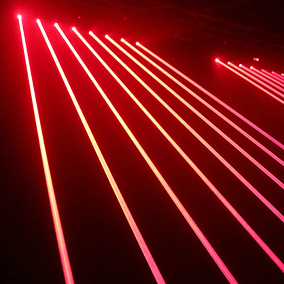 DJ laser Light 8 Eyes RedBeam Bar Moving Head Stage Lazer Lighting Disco Club - Image 3 of 4