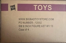 2013 Star Wars Black Series Wave 1 Factory Sealed Case of 4 AFA READY! FREE SHIP