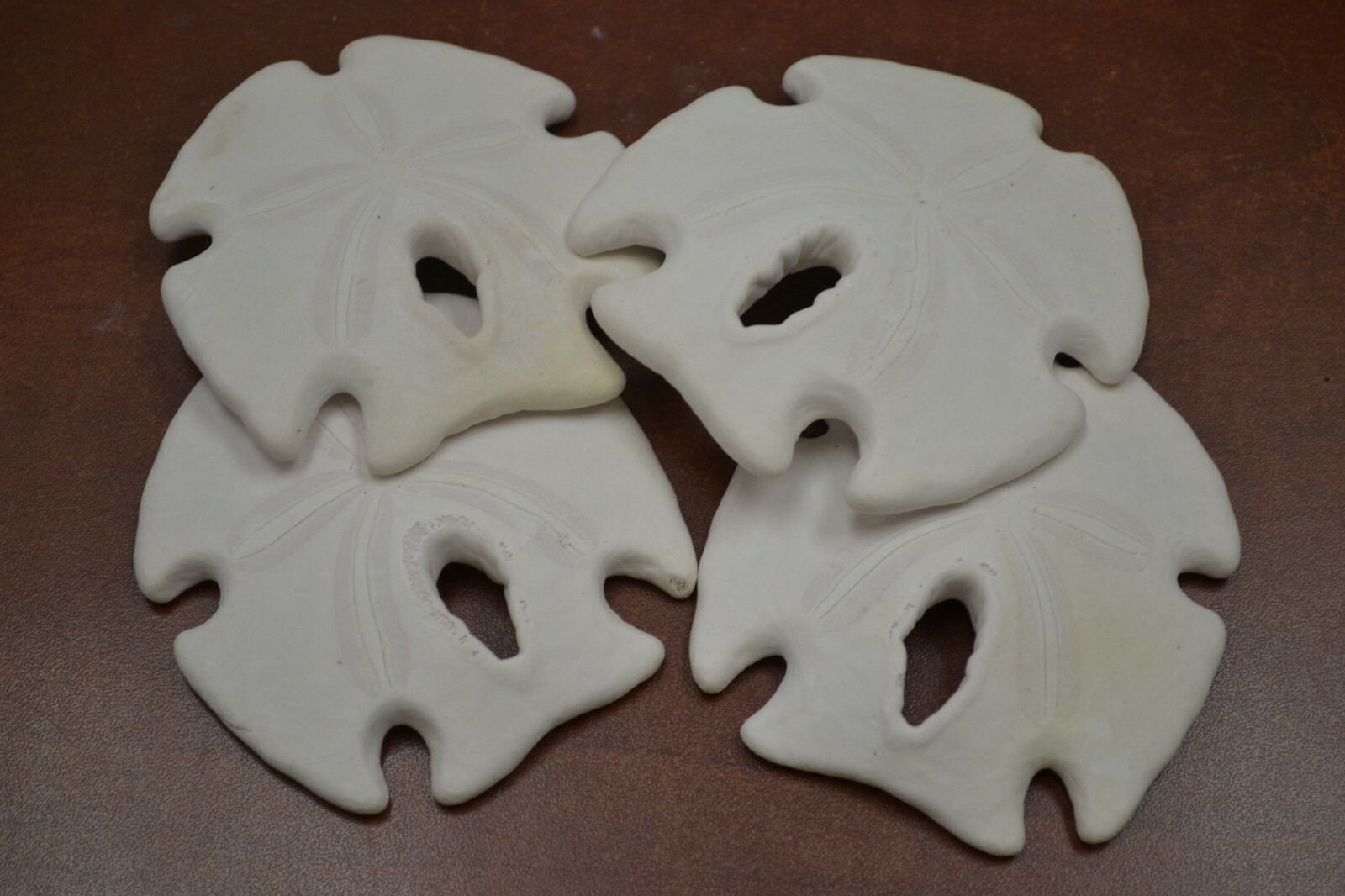 White Shell Arrow Head 4 PCS WHITE ARROWHEAD SAND DOLLAR SEA SHELL WEDDING BEACH 3 1/2