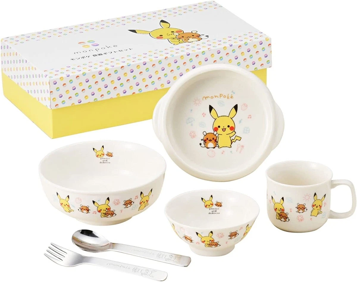 ensemble repas enfant POKEMON set 3 pièces assiette bol et mug