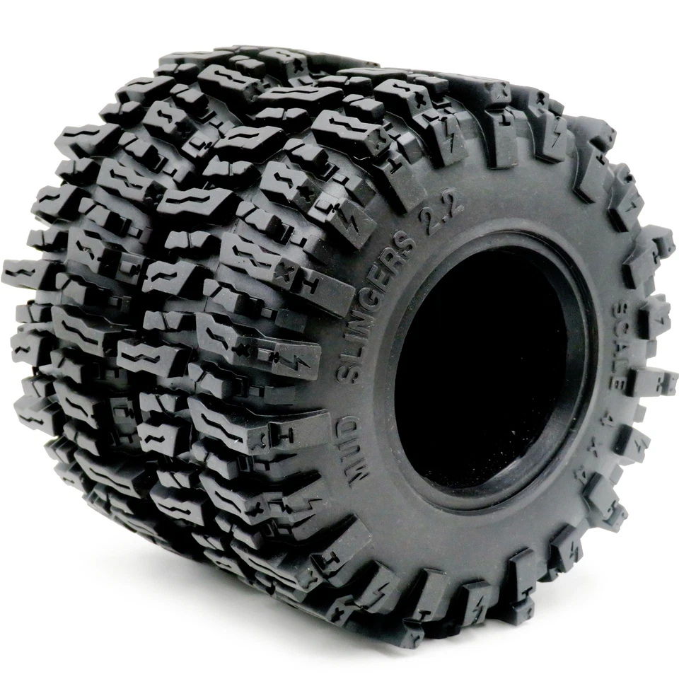 4Stk RC 2.2'' Mud Slingers Reifen Tire 124mm für RC Crawler Truck - Bild 4 von 4