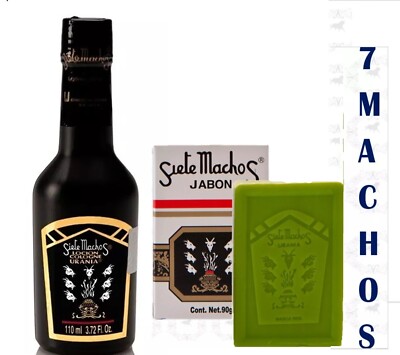 SIETE MACHOS LOCION Y JABON SET DE PIEZAS EL ORIGINAL DE URANIA