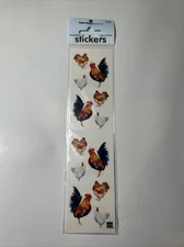 Paper House Productions Stickers ST-2320E Watercolor Chickens