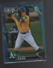 IOLANA AKAU 2016 BOWMAN CHROME PROSPECTS BLUE REFRACTOR CARD #BCP22 /150