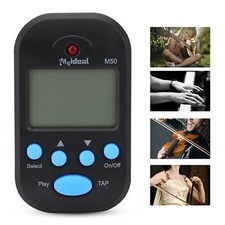 Mini Clip on Digital M50 Tempo Metronome Sounds Volume Adjustable LCD Display