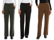 NWT Matty M Women's Pull On Straight Leg Pants Multicolor Size S-2XL 60 11HL273