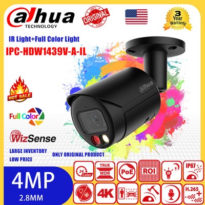 Dahua 4MP WizSense IP Camera IPC-HFW2449S-S-IL Full-color Smart Dual Light IR30M