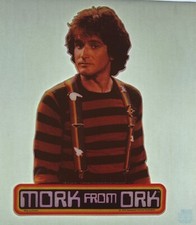 Vintage 1978 Mork From Ork Mork And Mindy TV Robin Williams Iron On Transfer