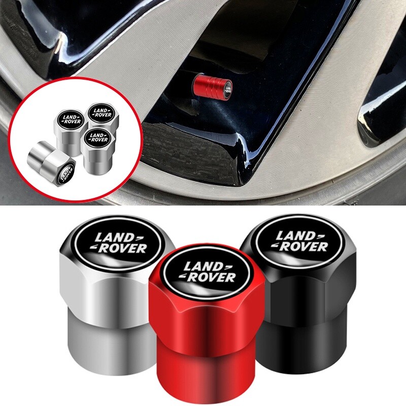 4PCS PACK Car Valve Caps Wheel Tyre Tire Stem Covers For Land Rover Range Rover
